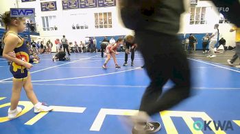 75 lbs Rr Rnd 2 - Emmeline Bowerman, Plainview Youth Wrestling Club vs Alexis Juarez, Redskins Wrestling Club