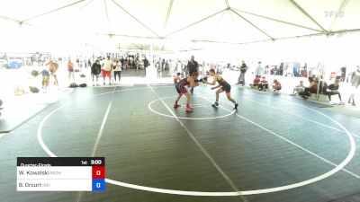 132 kg Quarterfinal - Wyatt Kowalski, RedHawk East County WC vs Brent Orcurt, Infinity