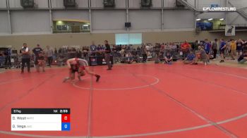 57 kg Round Of 16 - Drew West, Northern Illinois RTC vs Danny Vega, Jackrabbit Wrestling Club