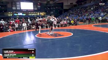 190 lbs Semis & 1st Wrestleback (8 Team) - Caleb Baczek, Libertyville vs Luke Zook, Yorkville (H.S.)