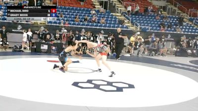 106 lbs Cons. Rd Of 32 - Michael Bird, Illinois vs Grady Moos, Ohio
