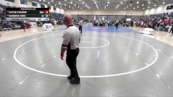 120 lbs Champ. Round 1 - Caylie Frazier, Orange County vs Kadence King, Carroll County