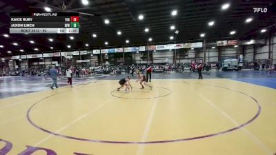 90 lbs 3rd Place Match - Jaxon Linch, Belle Fourche Wrestling vs Kaice Ruby, Touch Of Gold