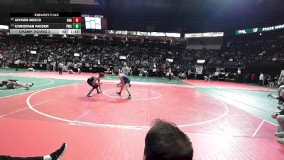 134 lbs Champ. Round 2 - Christian Kaiser, PWCA vs Jayden Neeld, Unattached