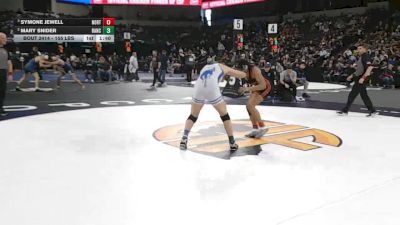 155 lbs Semifinal - Symone Jewell, Northgate (NC) vs Mary Snider, Rancho Bernardo (SD)