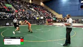 2 lbs Quarterfinal - Austin Weeks, King William vs Blake Jacobson, Clarke County