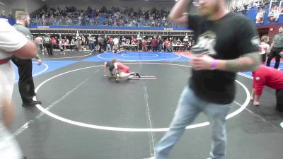 58 lbs Quarterfinal - Koston Baxter, Claremore Wrestling Club vs Asher Collier, Sperry Wrestling Club