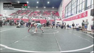 119 lbs Final - Noah Bollig, Unattached Assassins vs Brodie Harmon, Powerhouse Gold