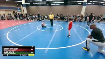 59-60 lbs Round 2 - Jude Nelms, Fort Polk Wrestling vs Corey Spangler, G580 Wrestling Club