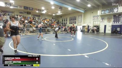 190 lbs Cons. Round 4 - Dimitry Sirotnik, Santa Monica vs Christian Tapia, Porterville