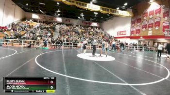 120 lbs Cons. Round 3 - Rusty Glenn, Dubois Middle School vs Jacob Nichol, Wind River Middle School