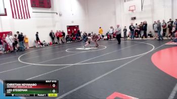 90 lbs Cons. Round 1 - Christian Ndyanabo, Southport Wrestling Club vs Leo Stegeman, GGB