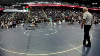 2A 120 lbs Cons. Round 1 - Andrew Foreman, Washington High School vs Ethan Goins, North Wilkes High School