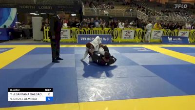 YABRIEL J SANTANA SALGADO vs VITOR CRIZEL ALMEIDA 2023 Pan Jiu Jitsu IBJJF Championship