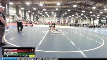 72 lbs Rd# 3 12:00pm Friday - Jaisen Sharma, Terps Xtreme vs Braylon Butts, NCWAY National Team