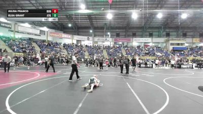 53 lbs Consi Of 4 - Julisa Franco, Duran Elite vs Elsa Grant, Athlos Wrestling