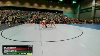 165 lbs Cons. Round 1 - Caleb Hodnett, Union Mine vs Breck Worthen, Reno