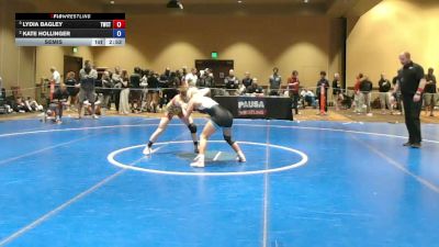 100 lbs Semis - Lydia Bagley, Terrier Wrestling Club (TWC) vs Kate Hollinger