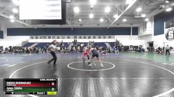 165 lbs Cons. Round 4 - Ivan Cerpa, Sonora vs Diego Rodriguez, Santa Ana