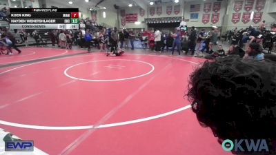 67 lbs Consolation - Bray Johnson, Checotah Matcats vs Callen Wilkinson, Raw Wrestling Club