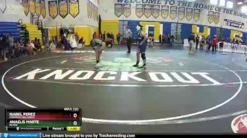 145 lbs Cons. Round 2 - Anaelis Marte, Ocoee vs Isabel Perez, Freedom (Orlando)