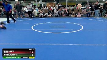 100 lbs Round 7 (8 Team) - Kayne Burkett, U2 Upstate Uprising vs Ryan Mertz, Seagull
