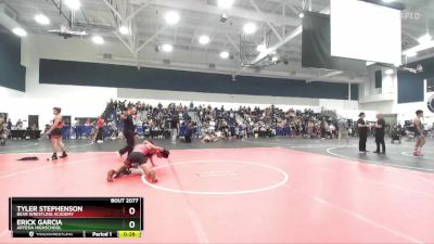 126 lbs Cons. Round 1 - Tyler Stephenson, Bear Wrestling Academy vs Erick Garcia, Artesia Highschool