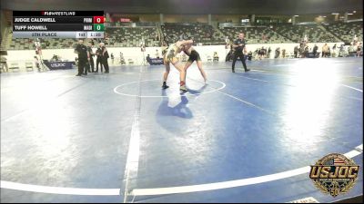 130 lbs 5th Place - Judge Caldwell, Prime Wrestling vs Tuff Howell, Madill Takedown