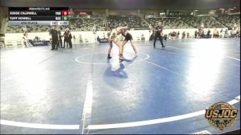130 lbs 5th Place - Judge Caldwell, Prime Wrestling vs Tuff Howell, Madill Takedown