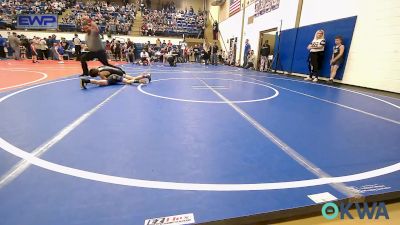 73 lbs Rr Rnd 1 - Brayden Reeves, Wyandotte Youth Wrestling vs Jax Garrett, Miami Takedown Club