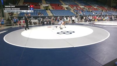 126 lbs Cons. Rd Of 64 - Tristin Cruz, Pennsylvania vs Gabriel Richmond, Illinois