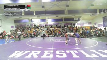 TS Boys 134 lbs 1st Place Match - Garrett Chain TS, West Valley Boys vs Beckett Resner TS, Shasta Boys