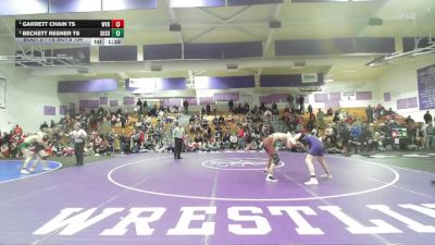 TS Boys 134 lbs 1st Place Match - Garrett Chain TS, West Valley Boys vs Beckett Resner TS, Shasta Boys