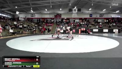184 lbs Cons. Semi - Brady Westall, Northern State vs Darion Johnson, McKendree