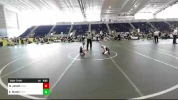 61 lbs Semifinal - Brody Jarrell, Granite WC vs Eric Nunez, Pounders WC