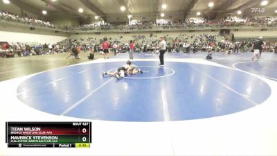 75 lbs Cons. Round 2 - Titan Wilson, Bronco Wrestling Club-AAA vs Maverick Stevenson, Chillicothe Wrestling Club-AAA