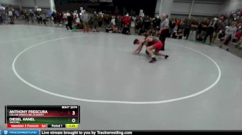 165 lbs Champ. Round 1 - Anthony Frescura, Callan Wrestling Academy vs Diesel Hanel, Arizona