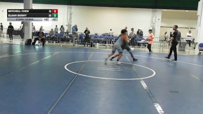 128 lbs Consolation - Mitchell Chen, PA vs Elijah Bushy, OH