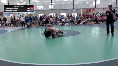 120 lbs 5th Place Match - Chris Victoria, Hawk Wrestling Club vs Porter Swan, All In Wrestling Academy