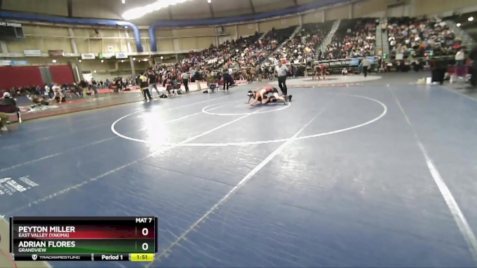 2A 113 lbs Quarterfinal - Peyton Miller, East Valley (Yakima) vs Adrian ...