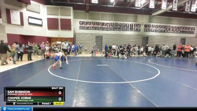 55 lbs Cons. Round 1 - Sam Robinson, Pleasant Grove Jr. High vs Cooper Horne, Fremont Wrestling Club