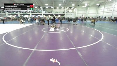 86 lbs Round Of 16 - Elijah Quesada, Fisheye WC vs Sydney Daxberger, Falcons/Taunton