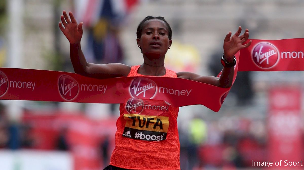 Tufa Takes on Keitany at 2016 Virgin Money London Marathon