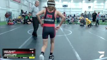 110 lbs Finals (2 Team) - Ozzy Elliott, Glasgow WA vs Jacinto Lopez, ACES Of Diamonds