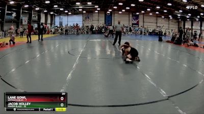 96 lbs Rd# 10- 4:00pm Saturday Final Pool - Lane Gowl, Untouchables vs Jacob Holley, Minion Black