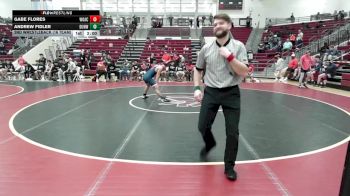 138 lbs 2nd Wrestleback (16 Team) - Gabe Flores, Woodward Academy vs Andrew Fidler, Dunwoody
