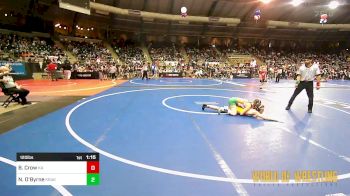 120 lbs Round Of 16 - Bailey Crow, Kodiak Attack vs Neve O'Byrne, Kraken