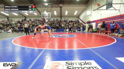 117 lbs Quarterfinal - Stella Caygill, Bixby JH Girls vs Bailey Morgan, Skiatook Girls High School
