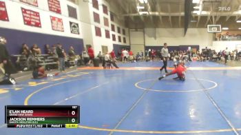 157 lbs Champ. Round 2 - E`lan Heard, Grand View (Iowa) vs Jackson Remmers, Dakota Wesleyan (S.D.)