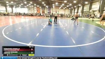 100 lbs Rd# 3 12:00pm Friday - Donovan Symalla, Agression Legionaries vs Jaimon Mogard, Iowa Black